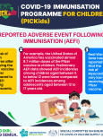PICKids - Reported Adverse Event Following Immunisation (AEFI)